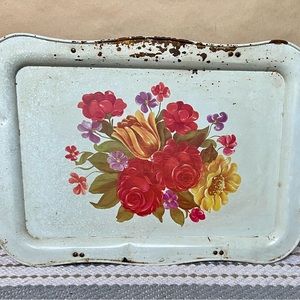 Vintage Metal TV Tray